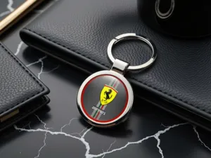 Ferrari Motorcycle Key Chain Racing Durable Metal